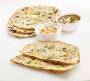 1 Aloo Kulcha With Dal And Raita