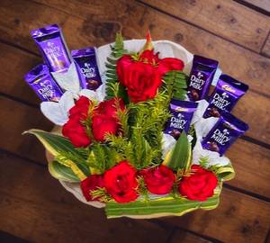 Chocolate red rose