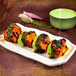 Murgh malai tikka creamy chicken morsel charred in clay oven