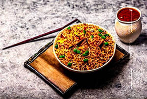 Schezwan Panneer Fried Rice