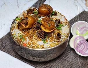 Mushroom  Dum Biryani 