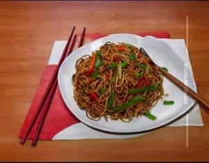 Pan Fried Noodles Veg