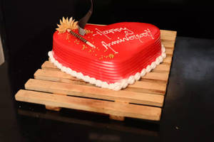 Strawberry Heart Cake [500 g]