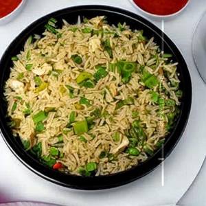 Chicken Cilantro Pepper Fried Rice