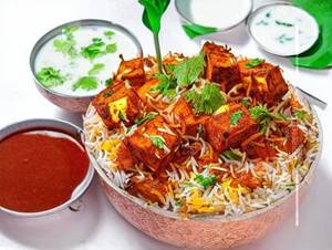 Paneer biryani