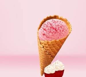 Red Velvet Cone