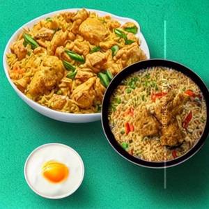 Egg Chicken Fried Rice & 
Chicken Butter Masala
                                                                    