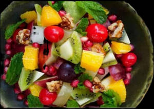 Cocktail Fruit Crunch Salad