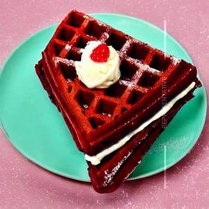 Red Velvet Waffle