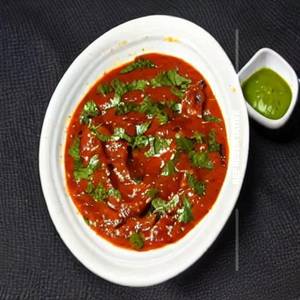 Grilled Soya Chaap In Chipotle Sauce