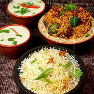 Vegetable Kolkata Dum Biryani