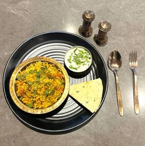 Veg Biryani+Raita