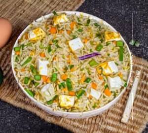 Paneer egg fried rice