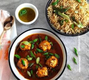 Veg manchurian rice