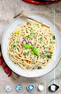 Veg Spaghetti Pasta In White Sauce