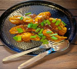 Manchurian momos [veg]