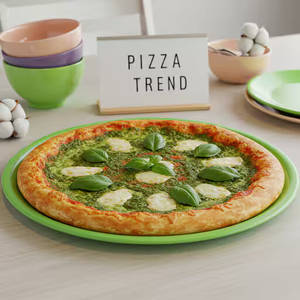 Pesto And Basil Special Pizza