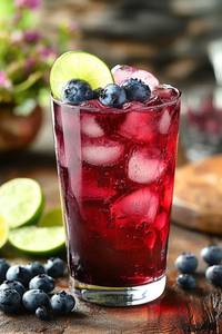Blueberry iced tea