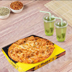 Large Chicken Popcorn Pizza Party+free Mojito