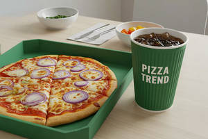 1 Veg Single Pizza + Mini Coke