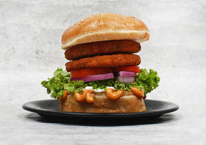 Veg hot spice burger