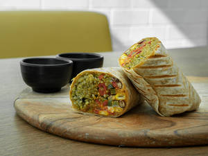 Mexican Fajita Vegiie Burrito