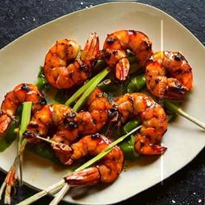 Chilli prawns