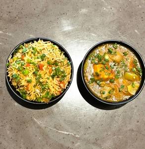 Chilli Paneer+Fried Rice