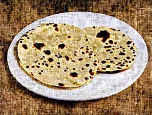 Tawa roti butter