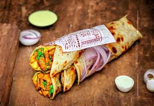 Chicken Seekh Kabab Egg Roll