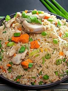Chicken Mushroom Fried Rice