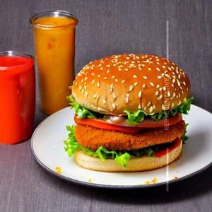 Veg Patty Lays Burger