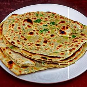 Matar Paneer Paratha