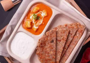 Sabudana Paratha & Paneer Makhani Navratri Thali