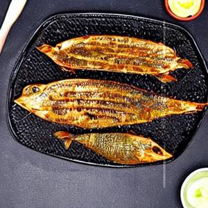 Whole Grilled Pomfret 