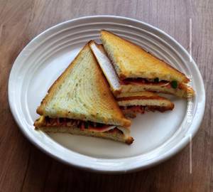 Capsicum Jain Cheese Sandwich