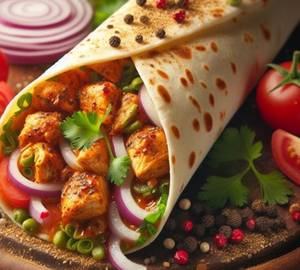 Chilli Garlic Chicken Schezwan & Double Egg Roll