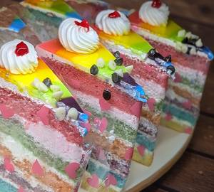Rainbow Cake Dessert [1 Pcs]