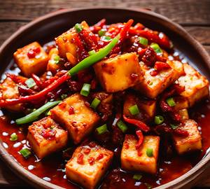 Paneer In Soya Chilli Sauce