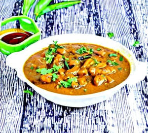 Baby Corn Mushroom Masala