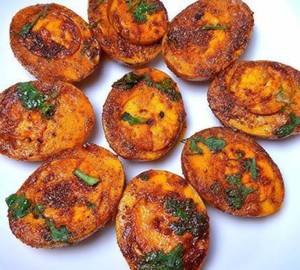 Fried Boiled Eggs ( 5 Eggs)