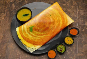 Butter Rava Masala Dosa