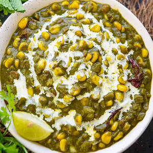 Corn palak