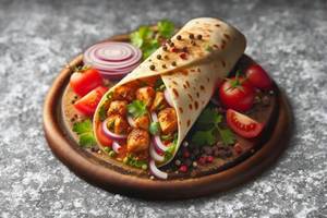 Kali Mirch Chicken Kaathi Roll