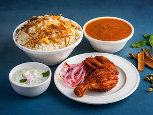 Ghee Rice With 1/4 Kozhi Fry