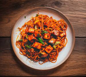 Schezwan paneer noodles