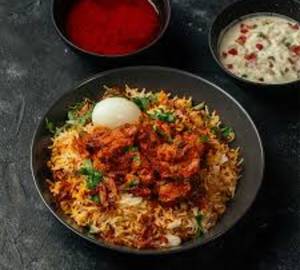 Chilly chicken fry briyani
