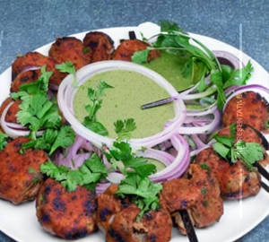 Mushroom Kabab