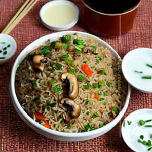 Mushroom Fried Rice