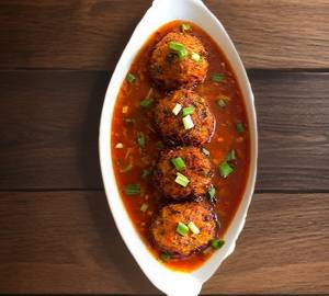 Veg Balls In Hot N Garlic Sauce